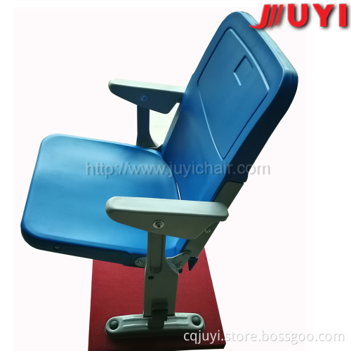 BLM-6200 factory price plastic folding chair matel leg plastic armrest football stadium seats football chair